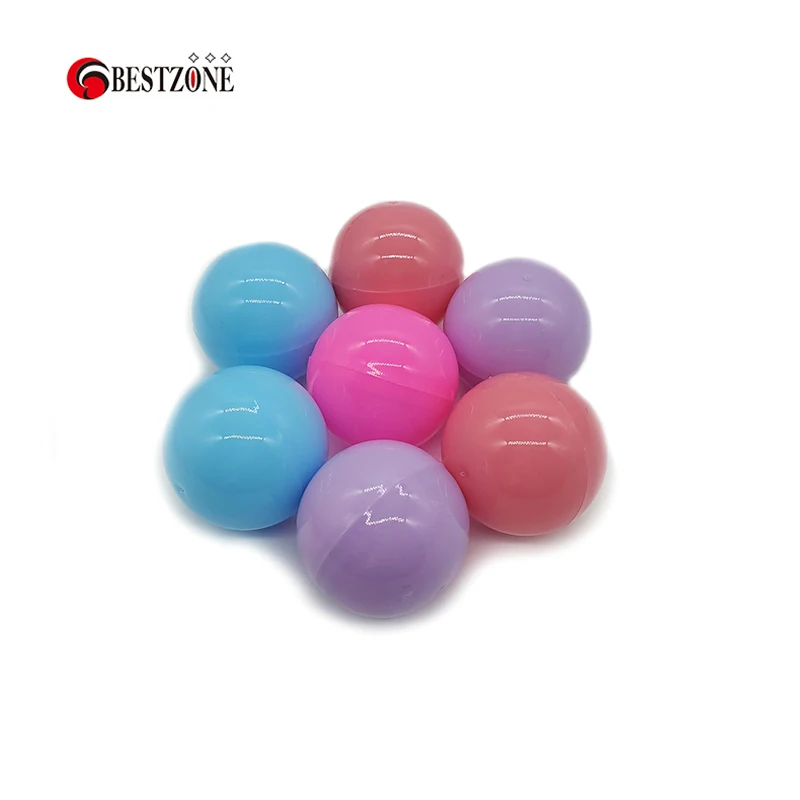 20 pz 38MM Macaron plastica colorata sorpresa palla capsule giocattolo vuoto può aprire per distributore automatico In Shilly Egg Balles disegno