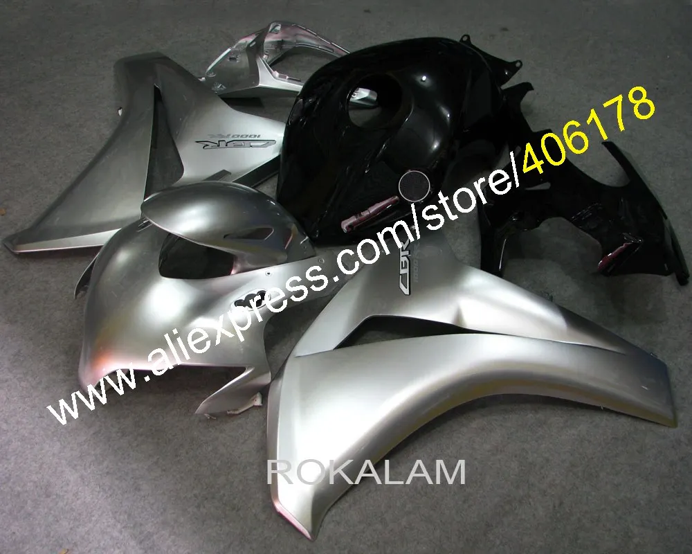 

Injection Motorcycle For CBR1000RR Fireblade 2008 2009 2010 2011 CBR CBR 1000RR 08 09 Silver Fairing Kit (Injection molding)