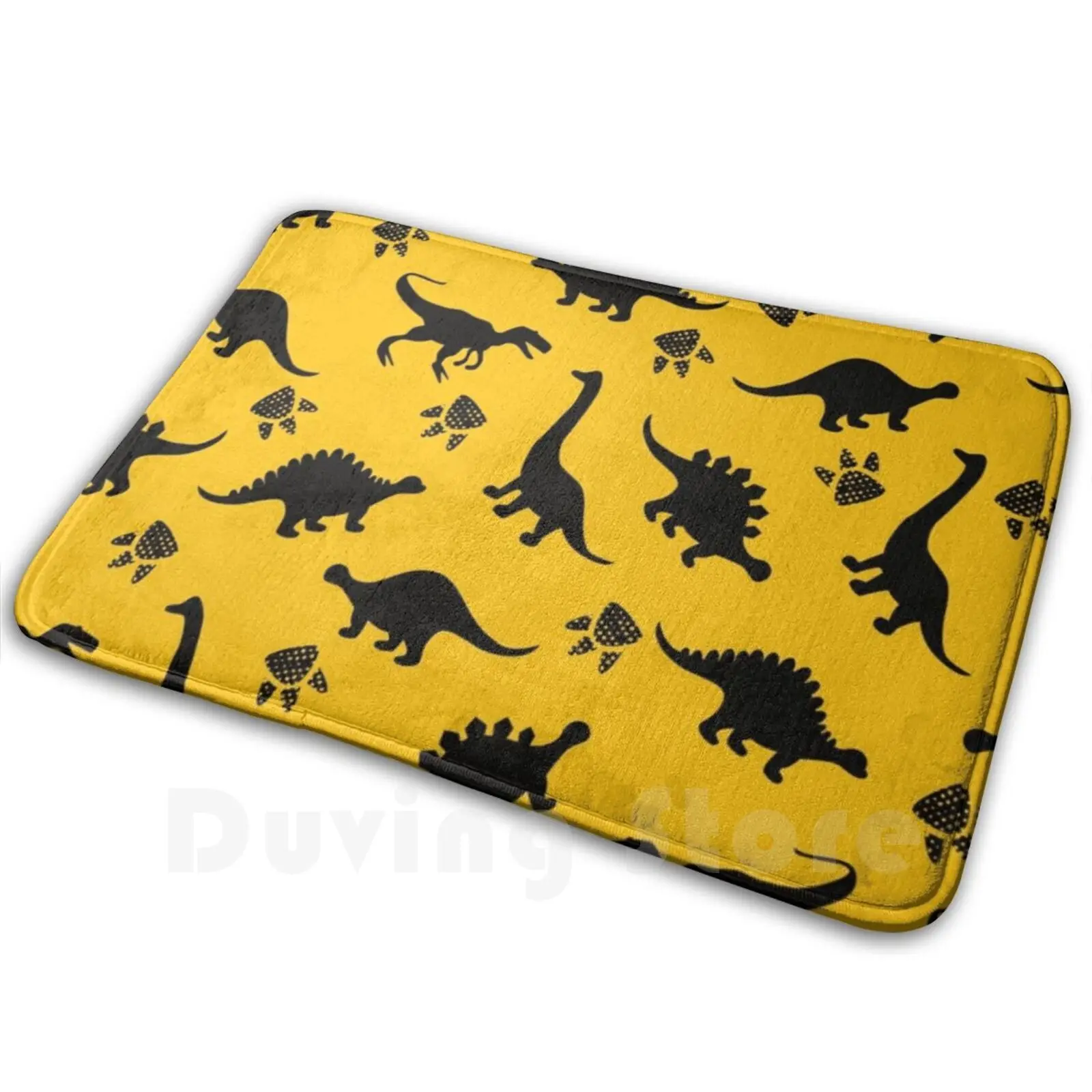 Dinosaurs Cartoon Carpet Mat Rug Cushion Soft Non-Slip Dinosaur Dinosaurs Cartoon Kawaii Kids Kids Dino Cute T Rex Funny