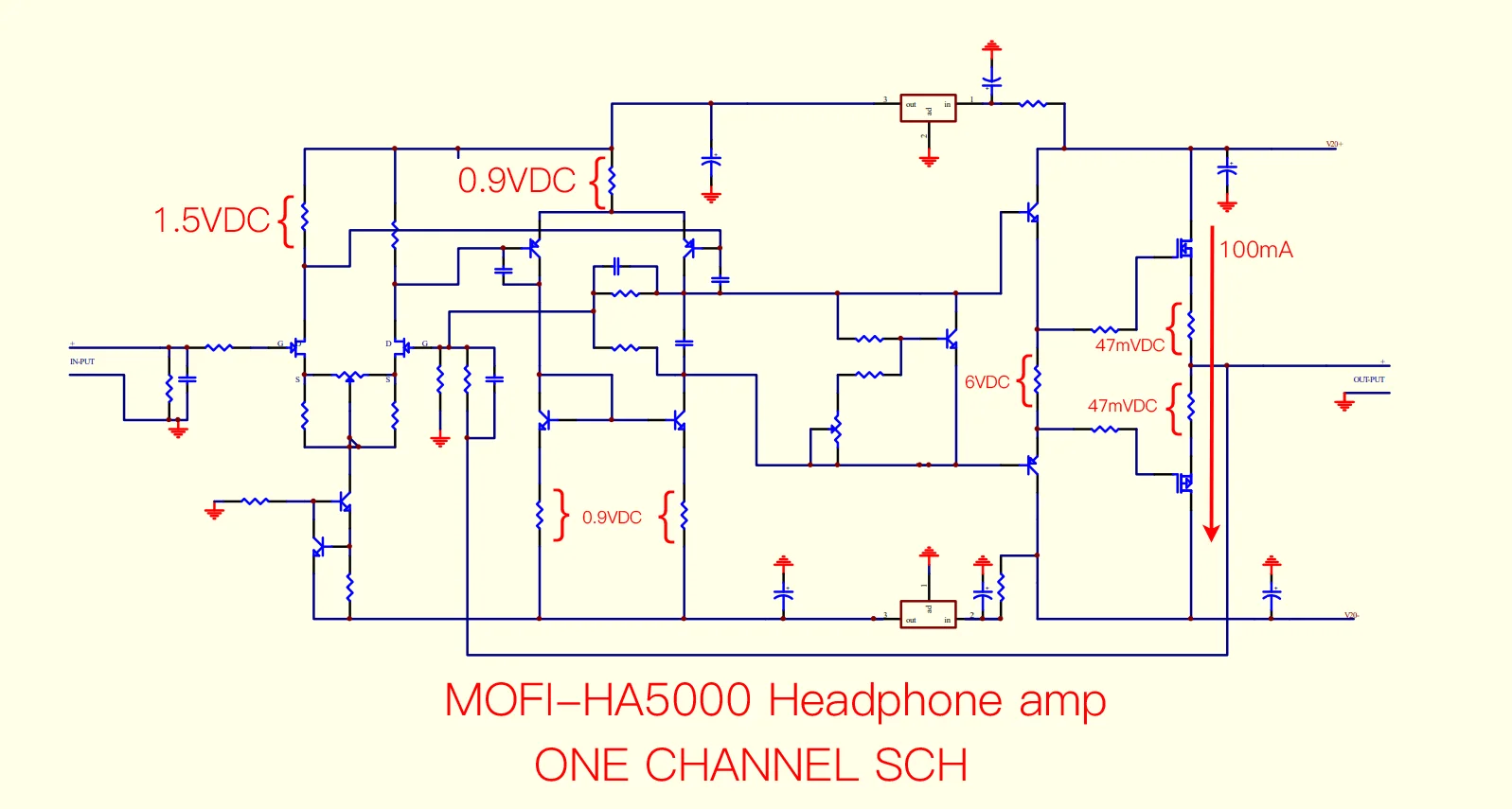 MOFI-HA5000 amplificatore per cuffie completamente discreto