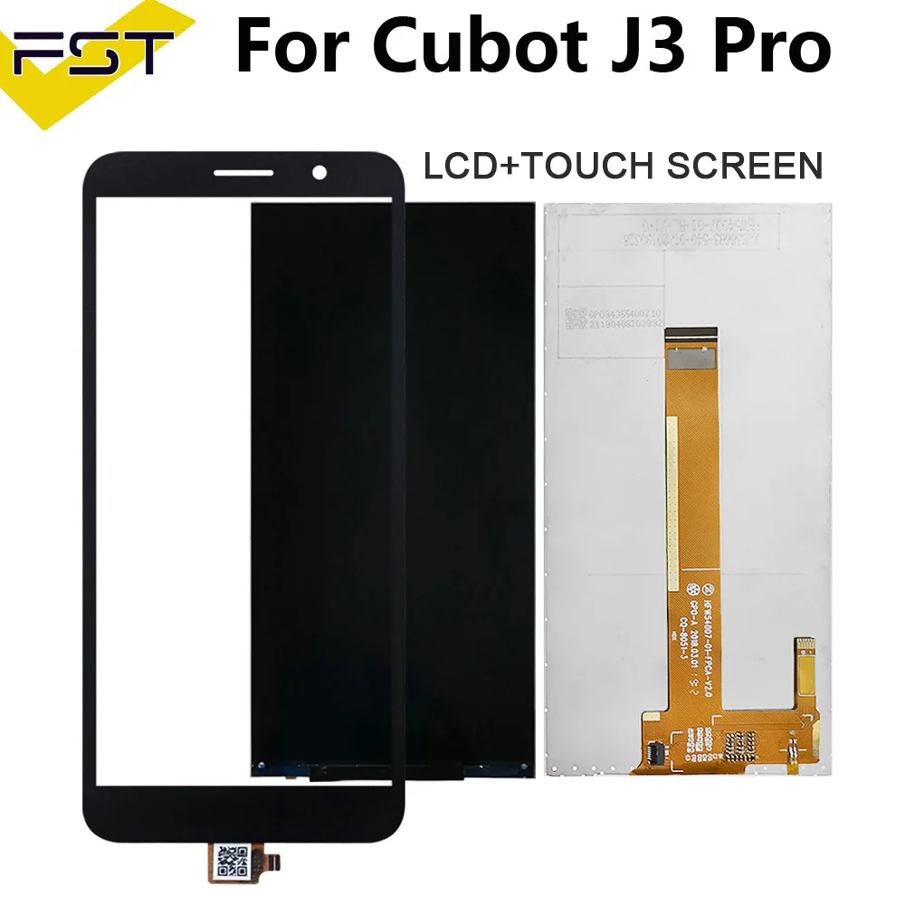 Cubot J5 LCD 디스플레이 터치 스크린 디지타이저, Cubot J3 Pro LCD 휴대 전화 액세서리 접착제 cubot j3 j3pro 센서 lcd