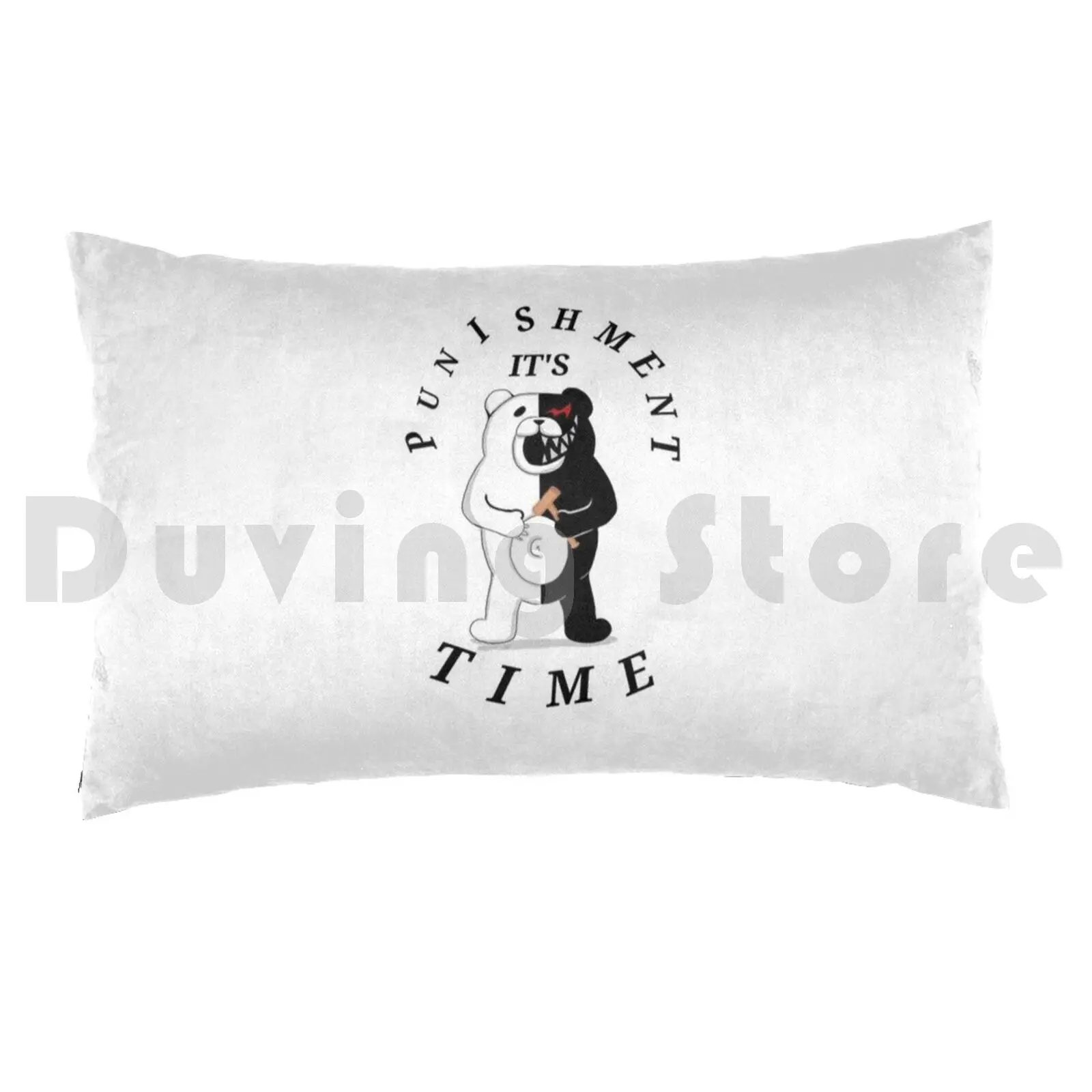 Danganronpa Monokuma Pillow Case DIY 50*70 Danganronpa Monokuma Anime Trial Cartoon Teen Fanart