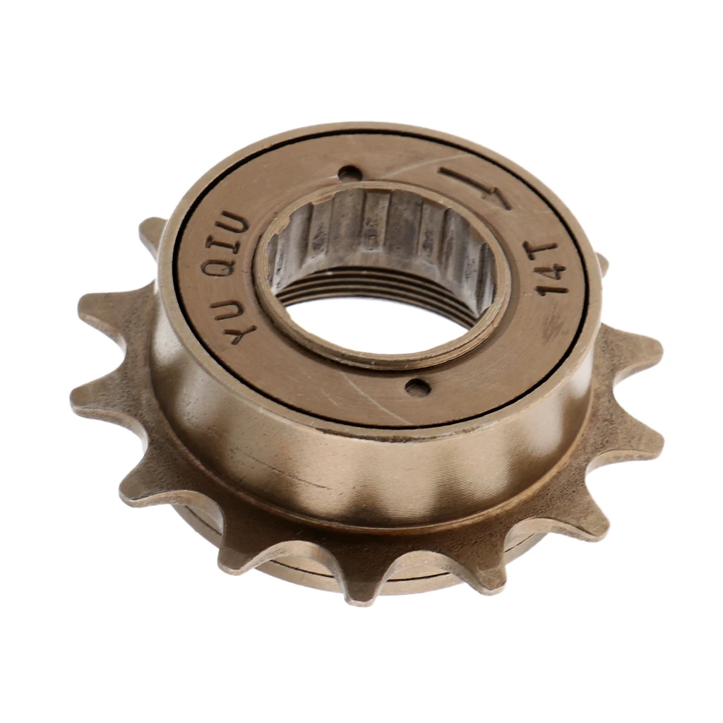 Steel Bike Road Bicycle Freewheel 34mm 14T Tooth Single Speed Fixie Flywheel Bicycle Sprocket Components Parts Replacement