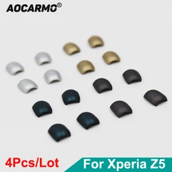 Aocarmo 4Pcs/lot Balck/Silver/Gold/Pink/Blue Middle Frame Corner Angle For Sony Xperia Z5 Z5 Dual E6633 E6653 E6683 5.2