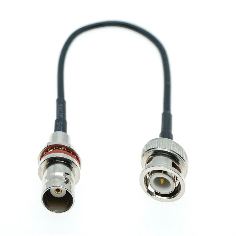 

RG174 BNC FEMALE BULKHEAD to BNC MALE Coax RF Cable jumper S