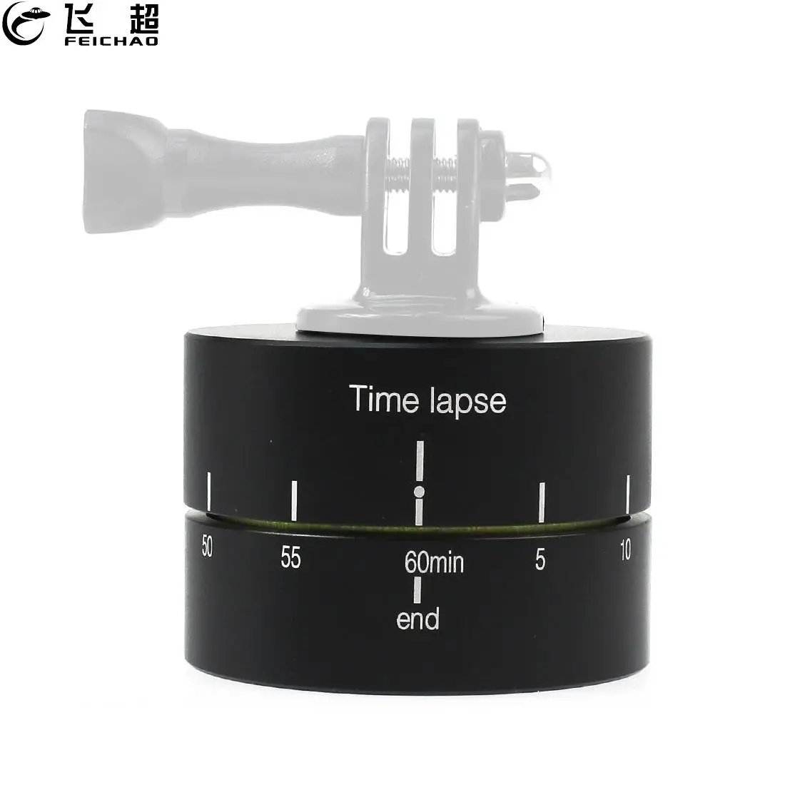 360 درجة الدورية ترايبود الرأس التلقائي الموقت ترايبود رئيس التصوير تأخير إمالة رئيس Timelapse ل Gopro للهاتف المحمول