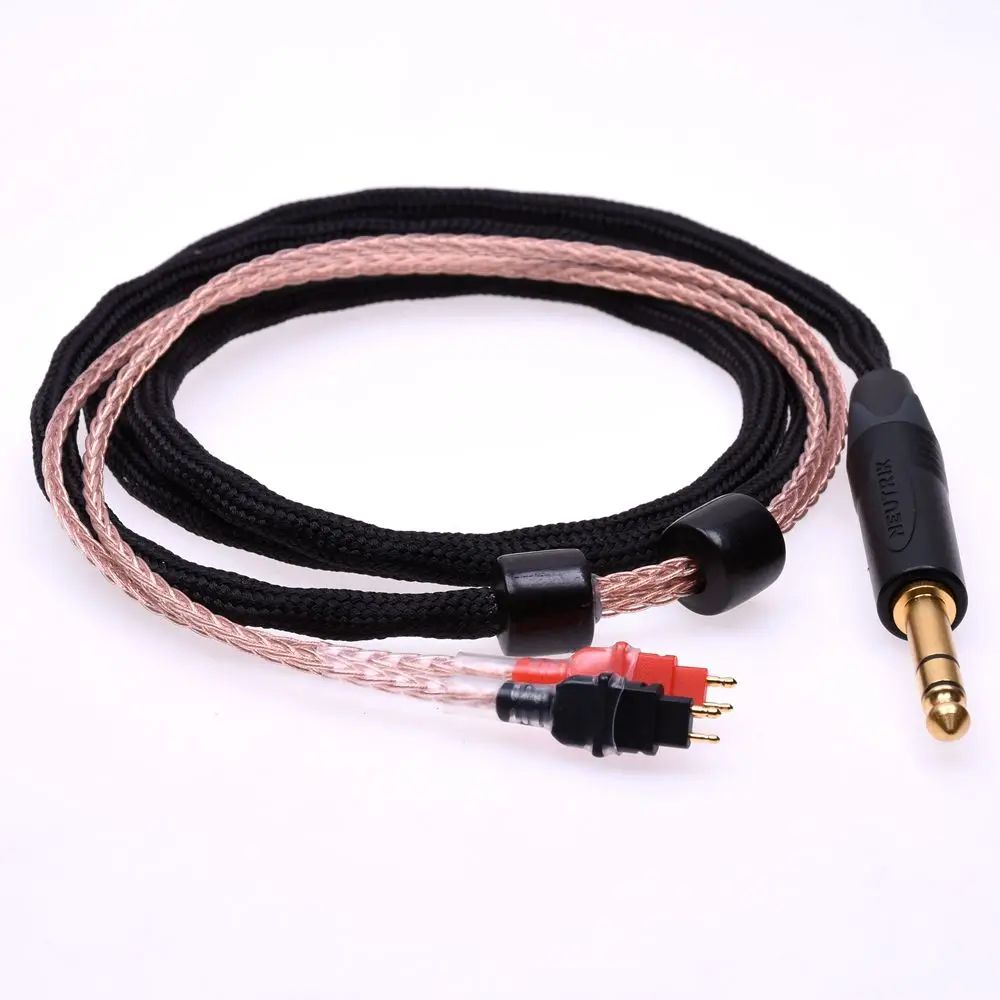 

GAGACOCC Black Sleeve 16 Cores 5N Pcocc Hifi Cable For Sennheiser HD580 HD600 HD650 Headphone Upgrade Cable Extension Cord