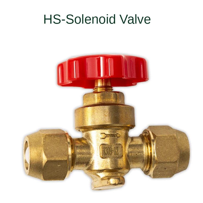 Diaphragm Split Valve Air Conditioning Cold Storage Refrigerationing Manual Valve Ccrew Solder Copper Pipe Straight Fittings