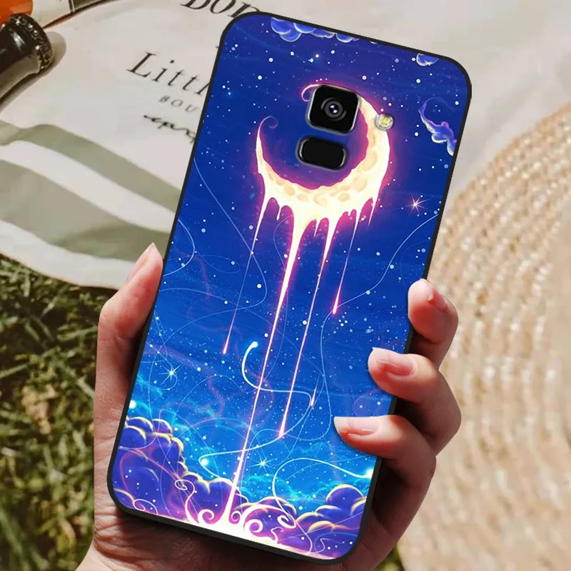 For Samsung Galaxy A8 2018 A530 A530F Case Silicon Soft TPU Phone Cover For Samsung A8 Plus 2018 A730 A730F Case Black Coques