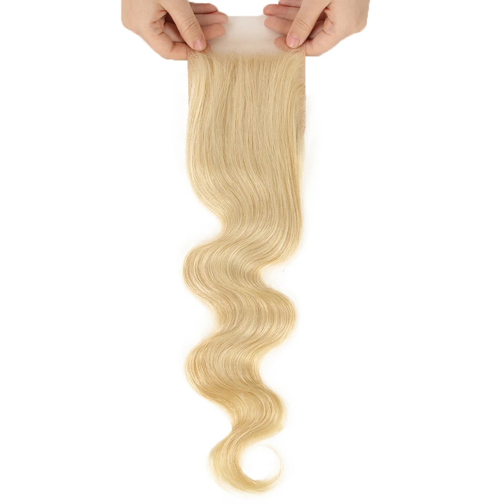 Remy Forte Blonde Body Wave Bundels Met Sluiting Oranje Braziliaanse Haar Weefsel Bundels 3 Bundels Menselijk Haar Met Sluiting Snelle usa