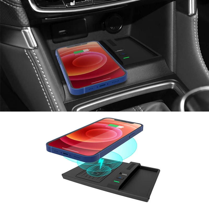 

1PCS Car Wireless Charger for Subaru Forester 2019-2021 Charging Onboard Mount Phone Holder Mobile Phone Fast Charging Interior