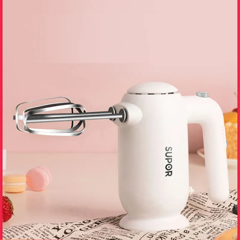 220V Portable Electric Egg Beater 6 Gear Mini Food Mixer Handheld Egg Whisk Beater High Quality Bread Baking Tool