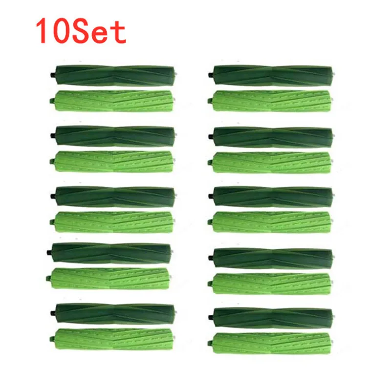 10 Set Washable Main Roller Brush Accessroies for iRobot Roomba i7 i7+ E5 E6 Series i7 Plus E 6  Robot Vacuum Cleaner Kits Parts