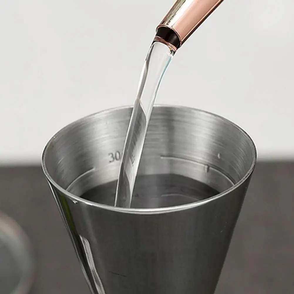 45ML/60ML Cocktail Jigger Smooth Surface Japanese Style Small Size Double Measure Cup Party Cocktail Shaker
