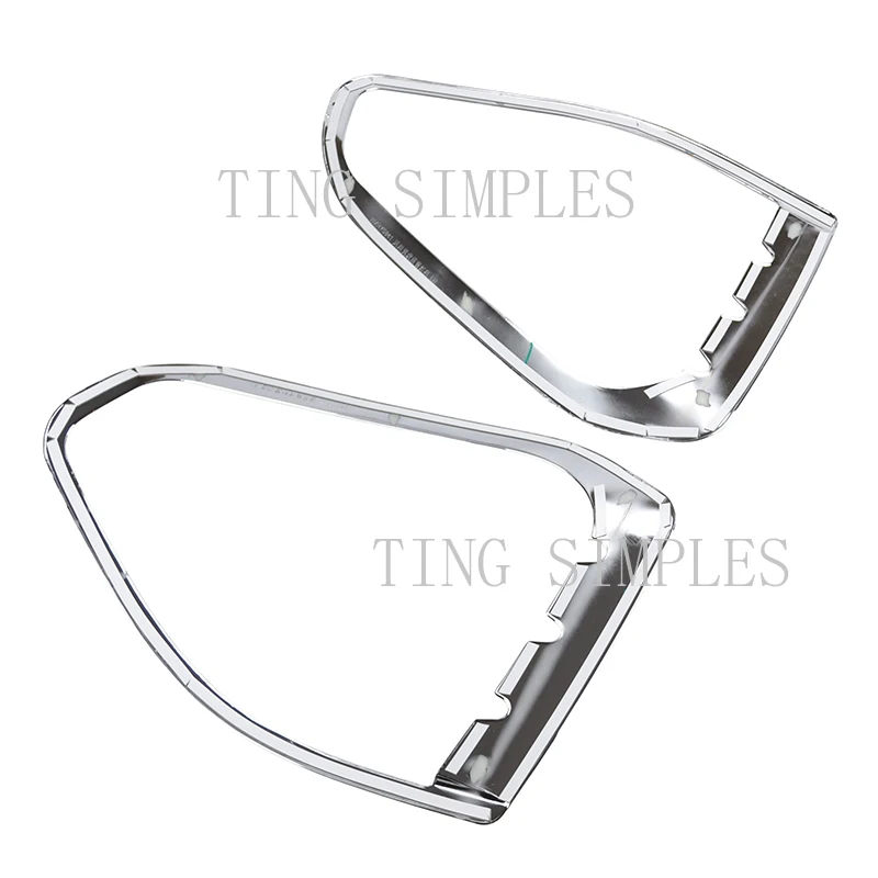 For Ford Escape Kuga 2 2013 2014 2015 2016 Chrome Front Head Fog Light Foglight Lamp Cover Trim Bumper Molding Guard Decoration