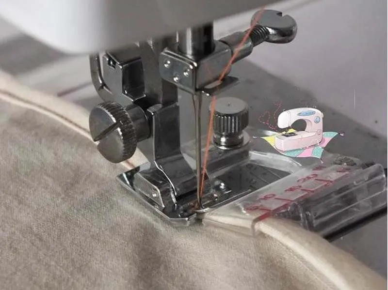 Domestic Multifunctional Sewing Machine Hemming Presser Foot，Hemming With Folder, Janome, Juki, Brother, Acme, Dragonfly...