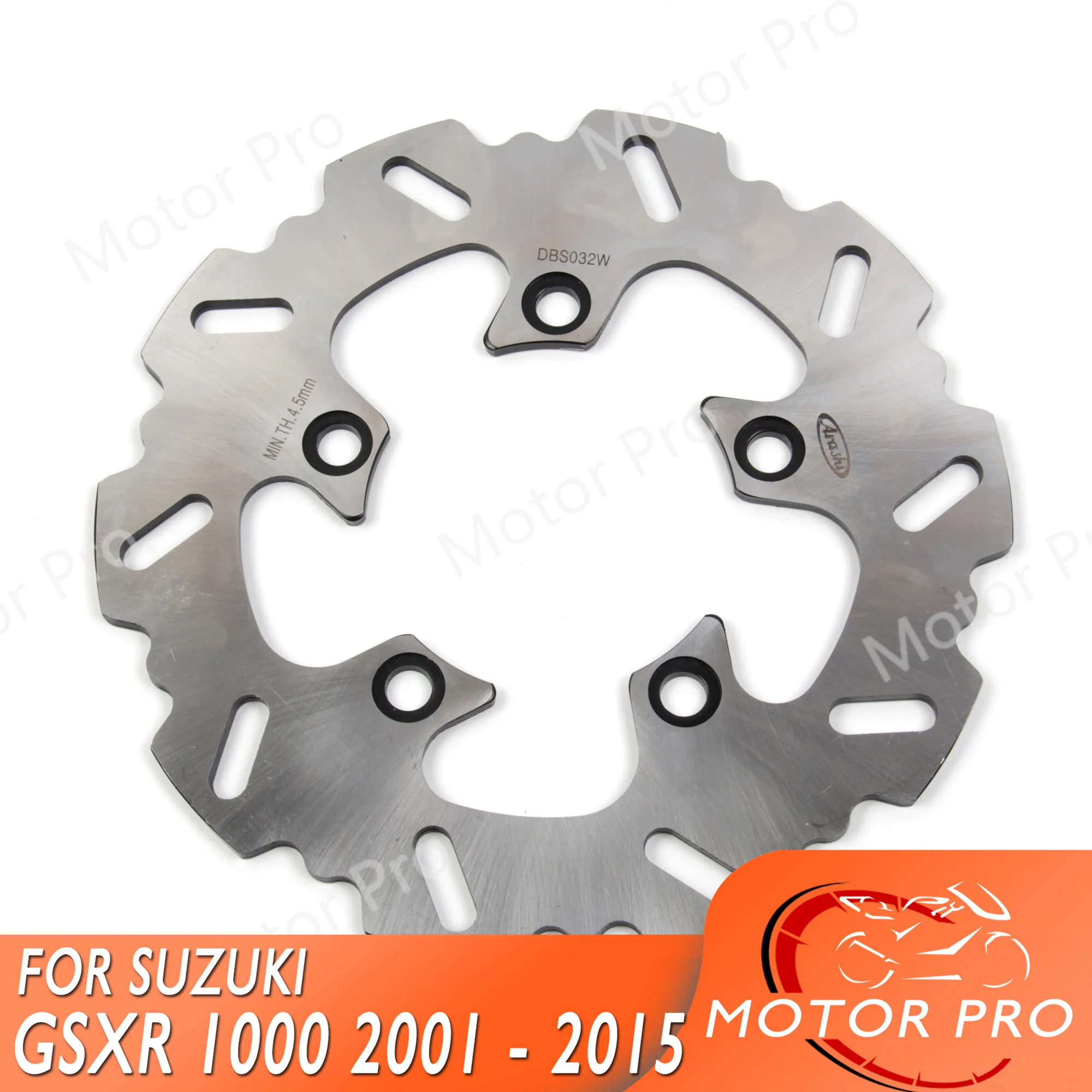 For Suzuki GSXR 1000 2001 - 2015 Rear Brake Disc Rotor Disk GSX R GSX-R GSXR1000 2006 2007 2008 2009 2010 2011 2012 2013 2014