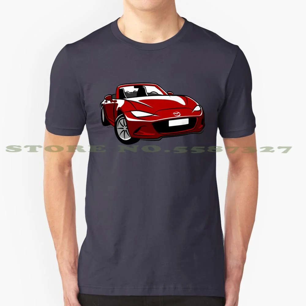 Mx5 Nd Red 100% Cotton T-Shirt Mx5 Miata Eunos Japanese Flag Narcotics Anonymous Nc 1St 2Nd 3Rd 4Th First Second Third Fourth