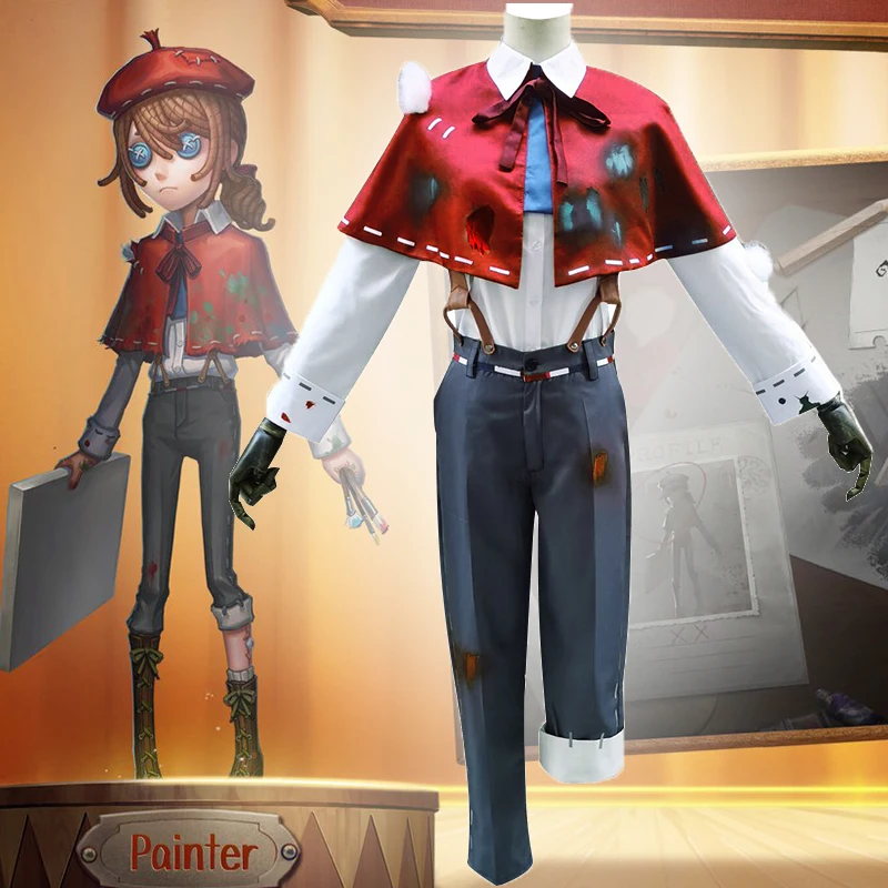 Game Identity V Cosplay Costumes Survivor painter Edgar Valden Cosplay Costume Original Skin Uniforms Costume Suits clothes