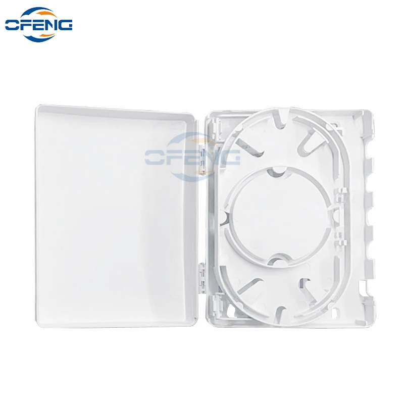 FTTH Fiber Optic Termination Protection box 4 ports Junction box panel Terminal panel Wall Mount panel ABS material customized