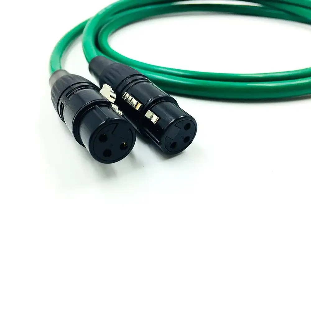 Par de alta fidelidade tipo-cardas rca para xlr balacado cabo de áudio rca macho para xlr fêmea cabo de interconexão com mcintosh eua-cabo