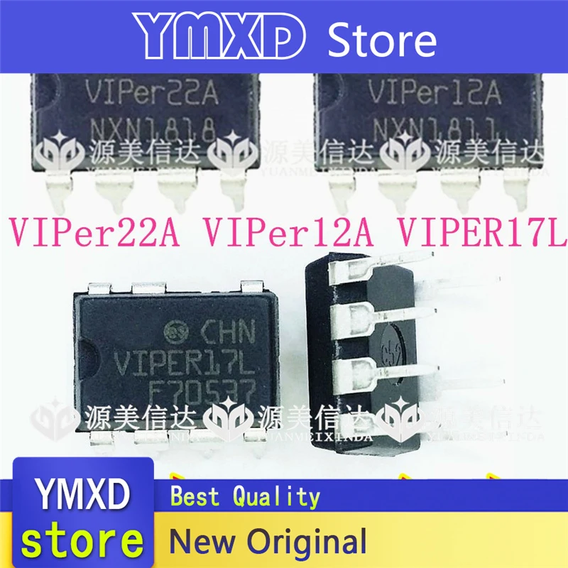 

10pcs/lot New Original VIPER22A VIPER12A VIPER17L switching power supply chip DIP-8 in-line