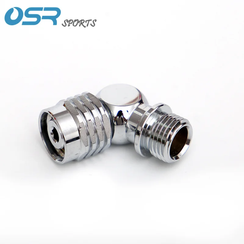 Portable Second Stage Regulator Adapter 90/110/360 Degree Swivel Connector Scuba Diving Accessories