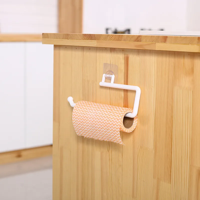 Kitchen Toilet Paper Holder Tissue Holder Hanging Bathroom Toilet Paper Holder Roll Paper Holder Towel Rack Stand Storage Rack