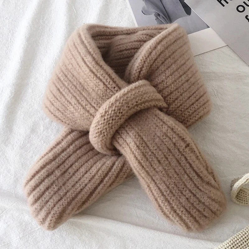 New Brand Scarf For Children Baby Warm Scarves Girls Winter Scarf For Kids Wool Collar Baby Scarves