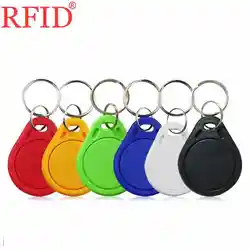 S50 IC 13.56Mhz Smart Card Contactless RFID Key Fob Card Keyfob Token Tag Keychain Access Control System Many color Select 1pcs