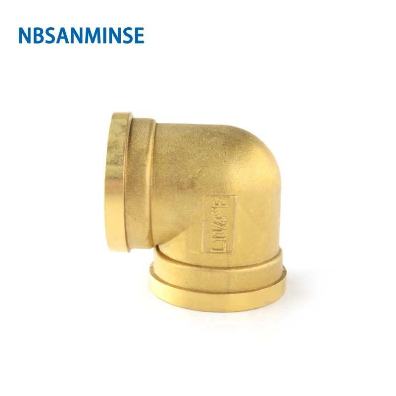 NBSANMINSE 10pcs/lot SM1003-FE 1/2 1-1/4 Female Elbow Fitting For Water Heating Copper Joint 1Mpa Pressure