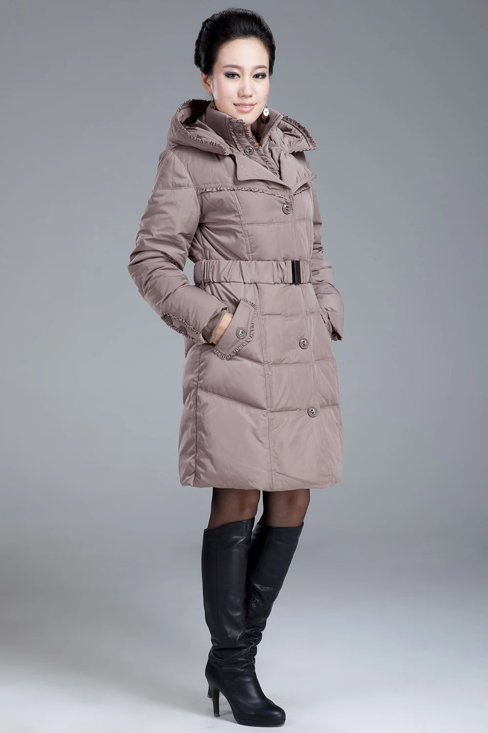 Parka di Inverno 2020 Giacca Caldo di Spessore Piume D'anatra Bianca Imbottiture Giubbotti Per Le Donne Sottile Cappuccio Lunghi Cappotti Donna Più Il Formato 5XL HJ576