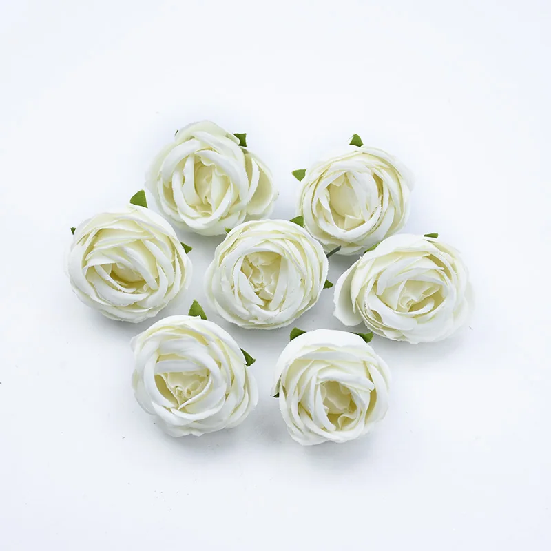 50/100 Stück Künstliche Blumen Seidenrosen Knospen DIY Geschenke Süßigkeitenbox Festival Dekoration Heimzimmer Hochzeit Brautaccessoires Ausverkauf – Detail 12