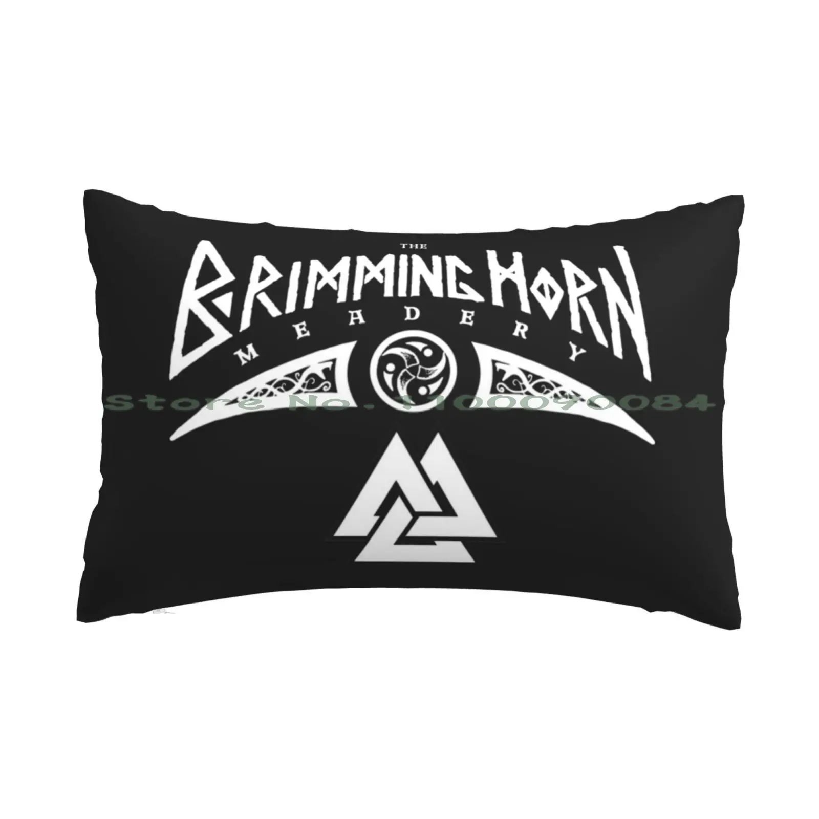 Brimming Horn Valknut Pillow Case 20x30 50*75 Sofa Bedroom Miskatonic University Pickman Hall Chaosium Call Of Cthulhu Arkham