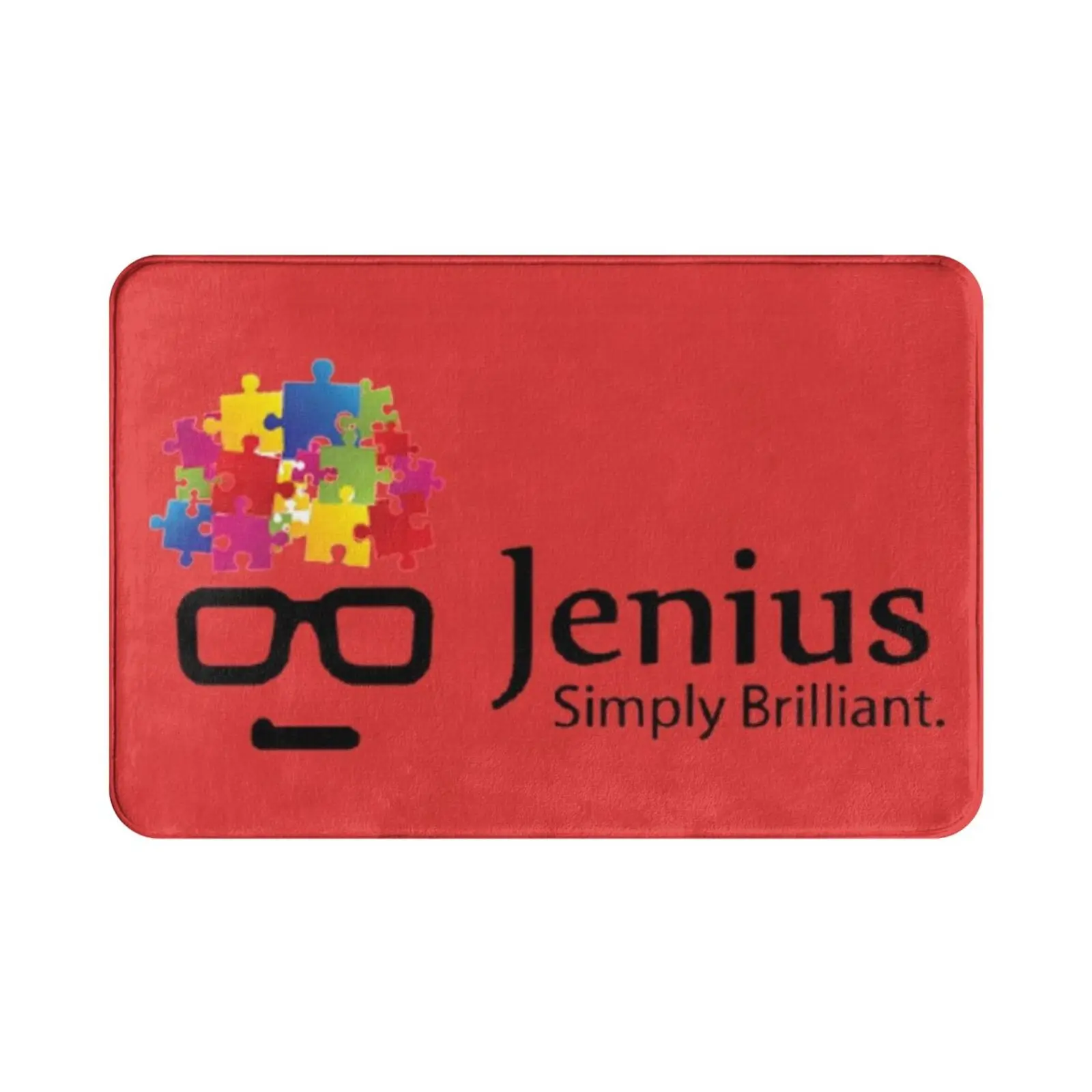 Jenius Simply Brilliant Carpet Mat Rug Cushion Soft Non-Slip Irfanistic Jenius Anime Funny Genius Sdf 1