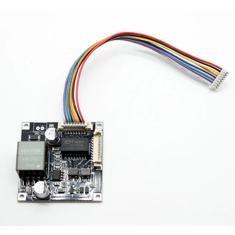 Imagem -05 - Módulo Poe Inteligente para Câmera ip Placa Pcb Power Over Ethernet Saída 12v Ieee802.3af at Cabo Poe à Prova de Intempéries