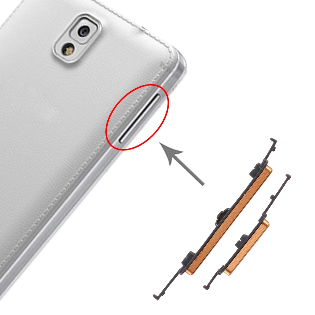 10 Set Side Keys for Galaxy Note 3
