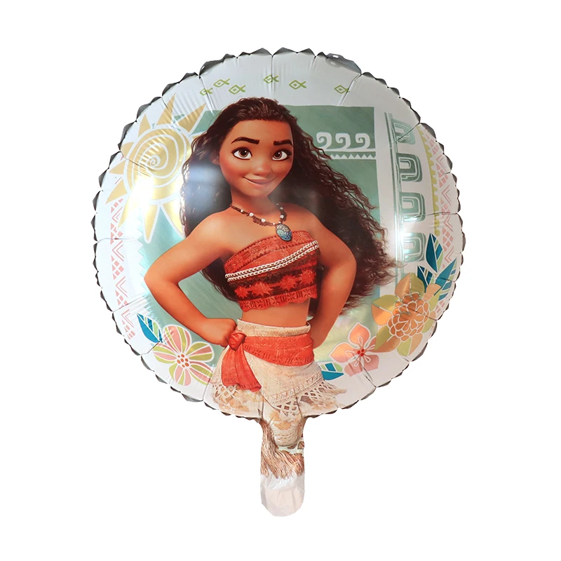 10pcs 18inch Cartoon Moana Foil Helium Balloons Birthday Party Decoration Baby Shower Inflables Kids Toys Boy Gift Air Globos