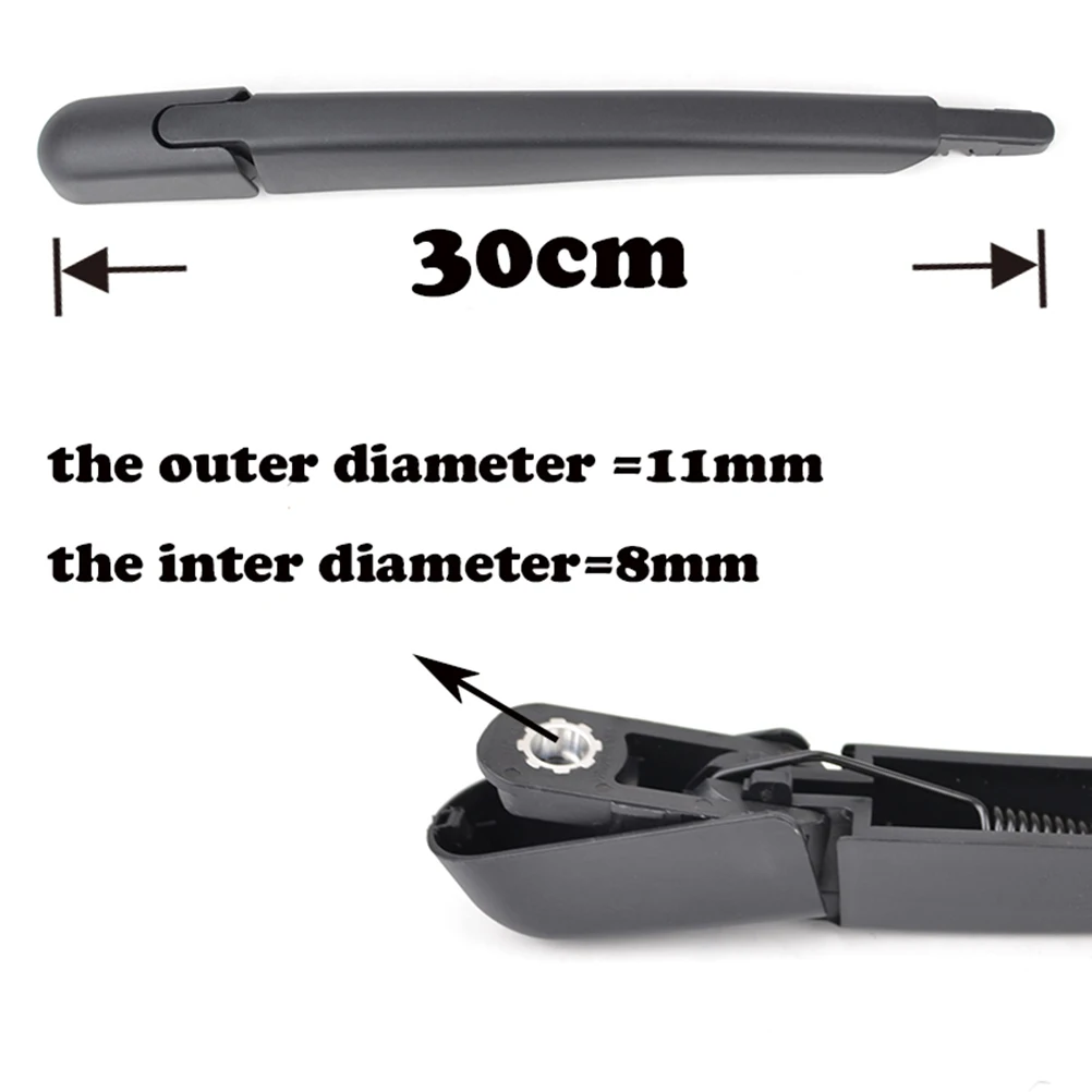 Rear Windshield Wiper Arm Blade Set For Renault Clio 2 Peugeot 508 SW 3008 Wiper Kit For Mercedes Benz W164 W251 Ford C-max