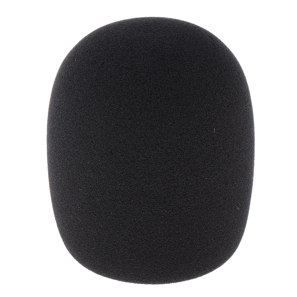 Large Size Microphone Mic Sponge Foam Cover Mic for Condenser Mic 5cm Dia Classic lightweight foam covers against wind noises