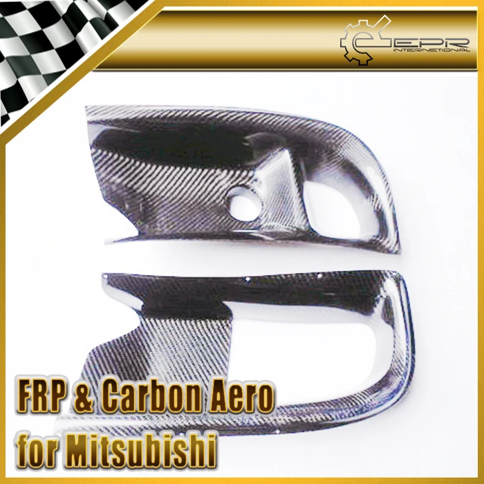 

Car Styling For Mitsubishi Evolution EVO 9 VS Style Carbon Fiber Oil Clean Guide & Air Duct 2pcs