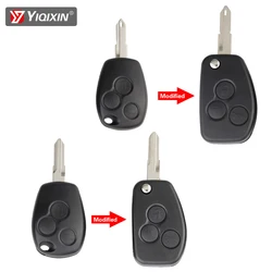 YIQIXIN 3 Buttons Remote Car Key Shell For Renault Megane 2 Dacia Trafic Vivaro Primastar Movano Kangoo Modus Logan Clio Espace