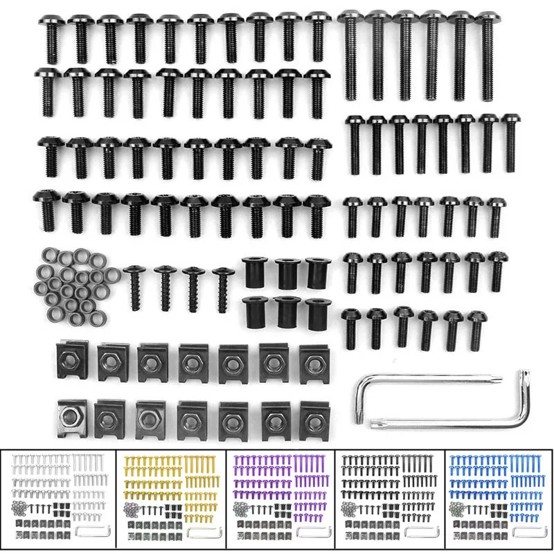 

For Versys650 Versys1000 Versys 650 1000 300X KLE650 GTR1400 Motorcycle Custom Fairing Screw Bolt Windscreen Screws