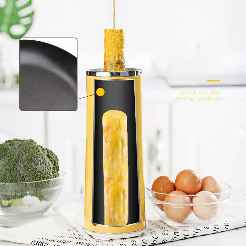 Breakfast Maker Mini Electric Egg Roll Maker Machine Automatic Multifunction Omelette Sausage Egg Boiler Cooker Rotolo di uova