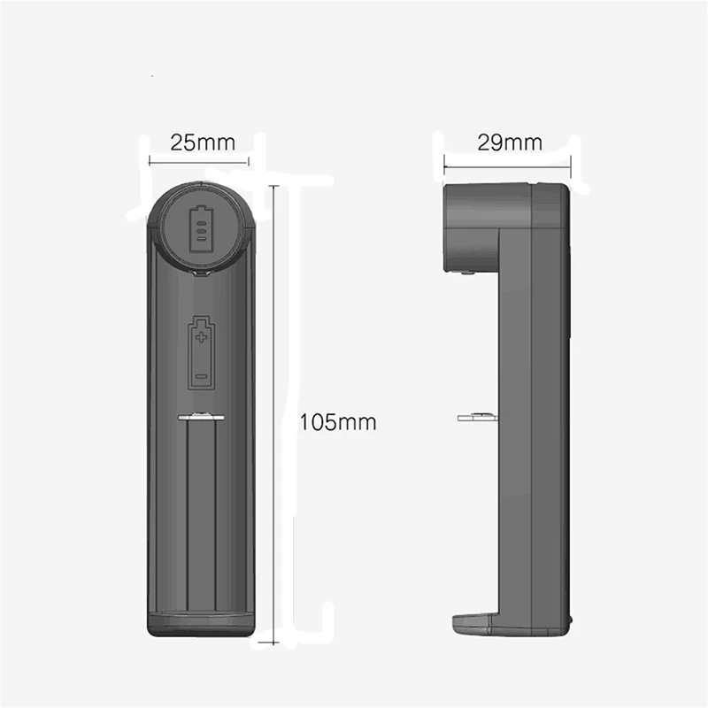 2019 USB Port Batteries Charger Protection Battery Universal cable Charger adapter For 18650 Li-ion