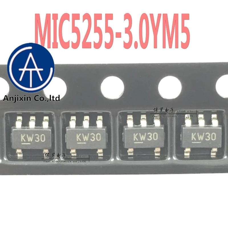 10 шт. 100% оригинальная новая MIC5255-3.0YM5 MIC5255-3.0BM5 шелковой ширмы KW30 SOT23-5 действительный ассортимент товаров