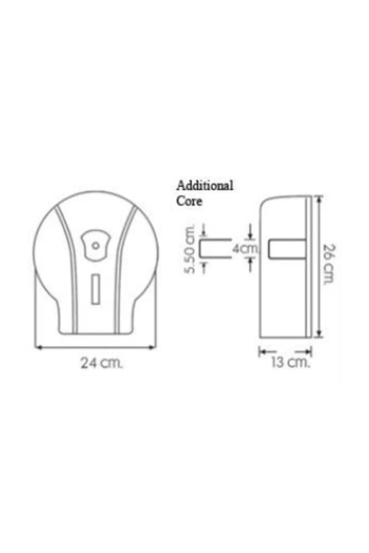Мини-кронштейн для дозатора туалетной бумаги Jumbo Wc черный Mj1b
