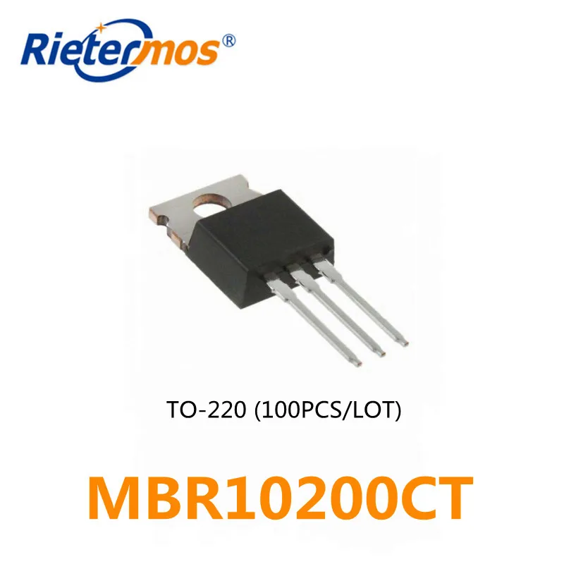 

100 шт. MBR10200 MBR10200CT TO-220 10A200V