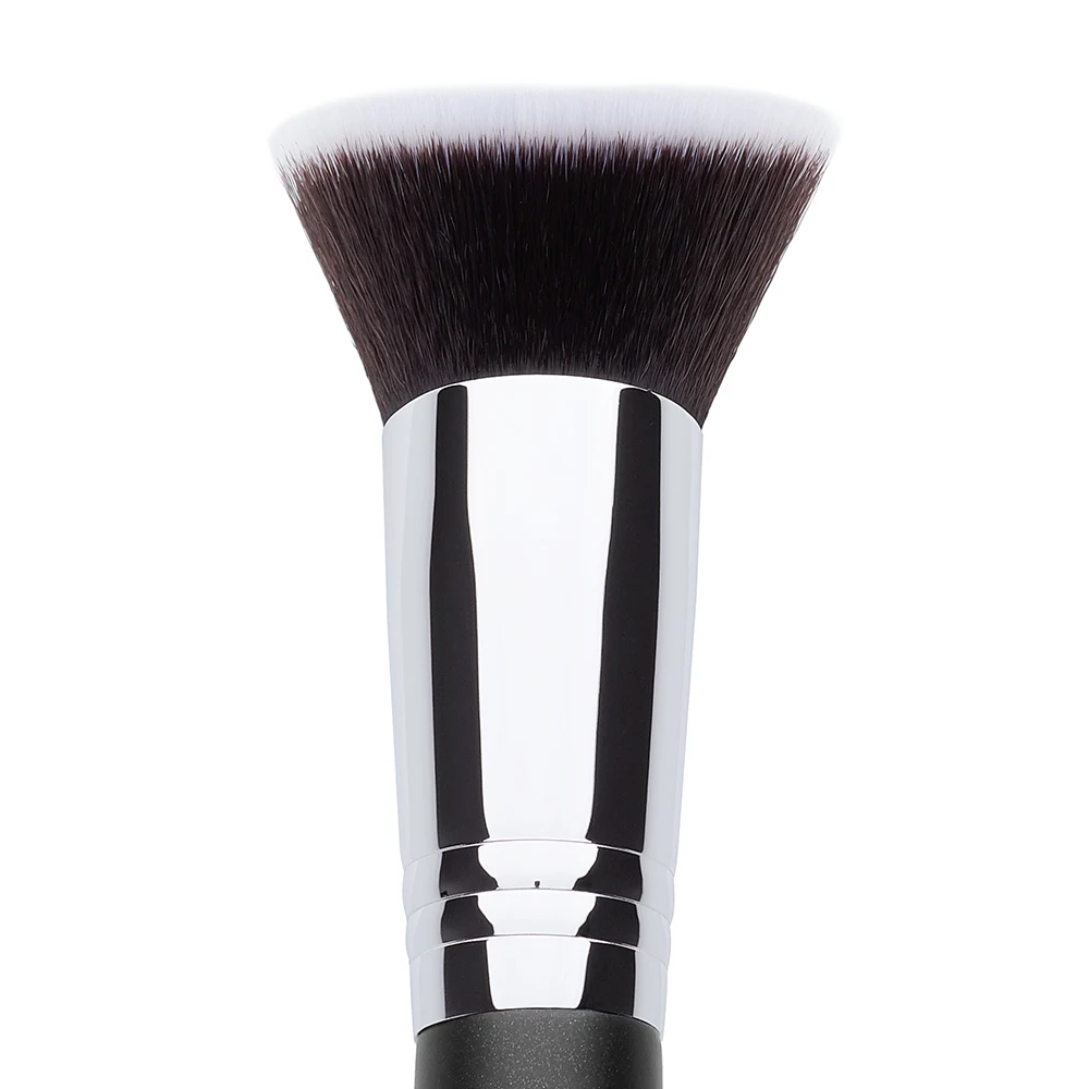 Jessup Single Makeup Brush FLAT ANGLED High Quality Black-Silver Professional Fiber Hair Face Brush Wholesale 1pcs 089