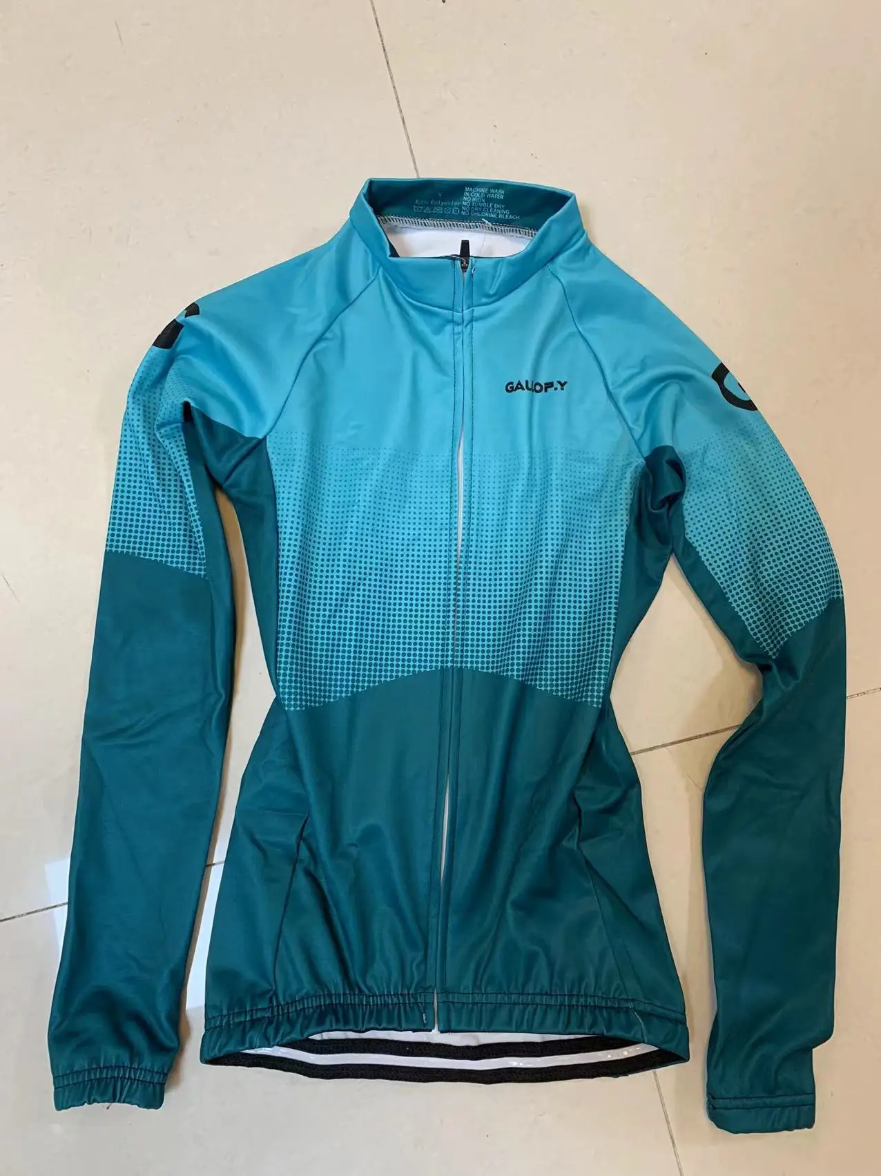 Thermal Fleece Cycling Jersey for Women, Long Sleeve Sweatshirt, Warm Riding Tops, Female Bike Training Uniform, Winter